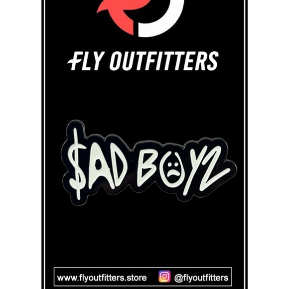 Sad Boyz Glow in the Dark Enamel Pin - Picture 4 of 4